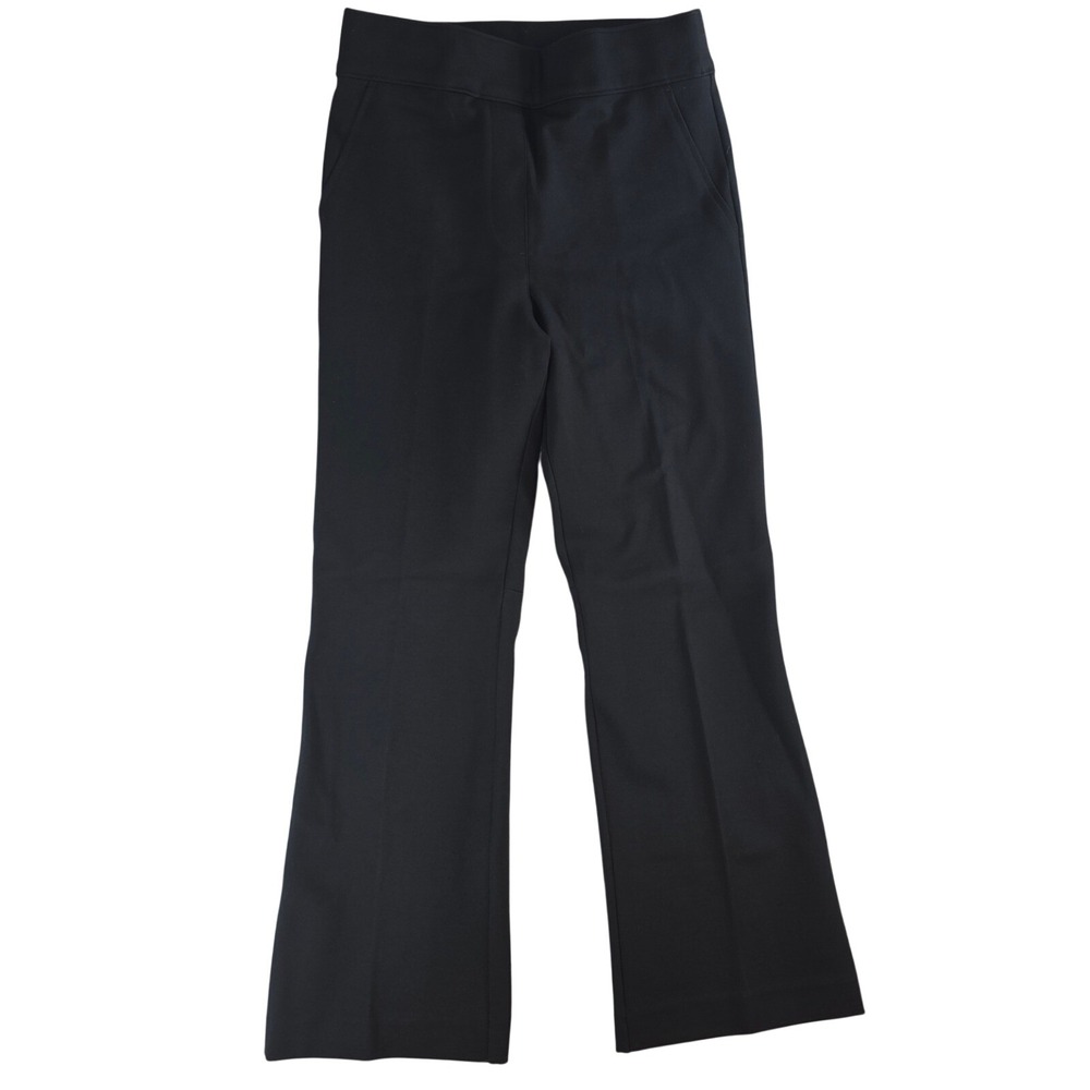Spanx Women Small Black Perfect Pant Hi-Rise Flare Pull-On Smoothing Trousers